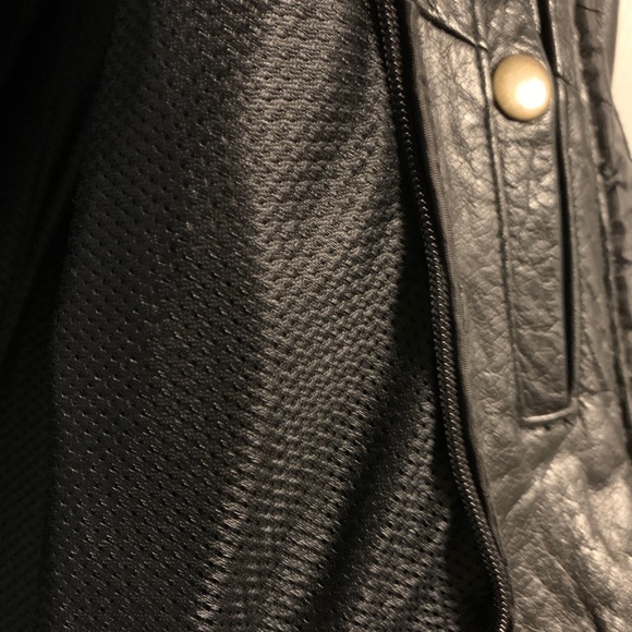 Women’s Armored Leather Jacket Zip-out Liner Heavy - Picture 6 of 11